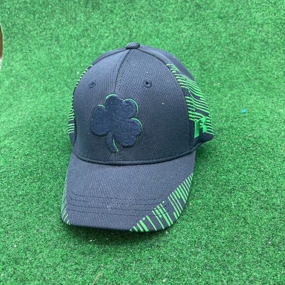 Russell Youth Navy Green Back Strap Round Bill Adjustable Baseball Cap - Picture 1 of 4